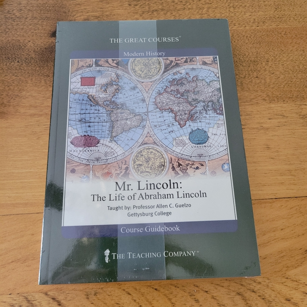 The Great Courses Mr. Lincoln The Life of Abraham Lincoln DVD w/ Guidebook NEW